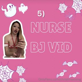 VIDEO #5: NURSE DILDO BJ