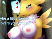 Furry JOI + -play || Seduced by Renamon during mating season