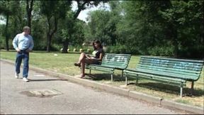 He Picks up a Tranny in the Park and Invites Her Home to Fuck Each Other in the Ass.