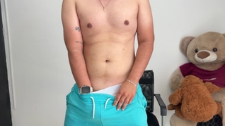 Hot Latin Man Wanting To Masturbate While Dancing Sensual