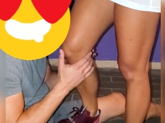 Amateur Foot Fetish Girlfriend Sucks and gives a Footjob