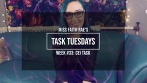 A Cooking Task for Cumsluts - Miss Faith Rae&#039;s Femdom Audio CEI Cum Eating Instructions - HD 1080p MP4