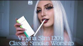 Classic Smoke Worship Virginia Slims 120s
