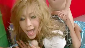 Rina Umemiyaa Pleasured in Wild Asian Gang Bang Fun