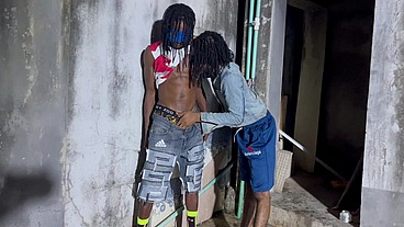 We were caught on outdoor scene