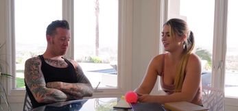 Teen stepsis Riley Reign drains out stepbros cock as gratitude