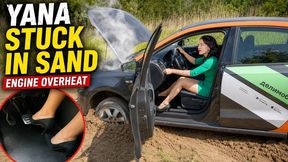 Yana Engine Overheat While Stuck in Sand Full Video 11 Min