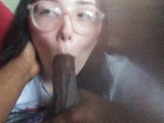 Nerdy female gags on bbc