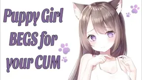 Slutty anime girl begs to be pounded and moans