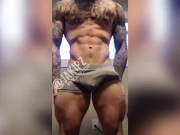 JAKIPZ BIG COCK FLEXING IN GREY UNDERWEAR