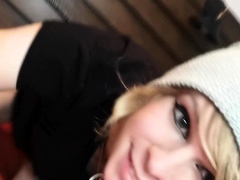 Cute amateur twink first time gay anal fuck in van