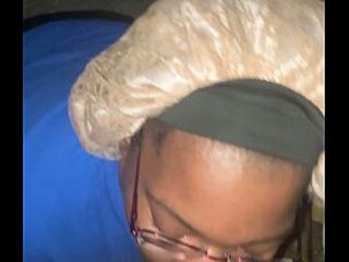 Her mouth and throat feel excellent! coarse fanal invasioning