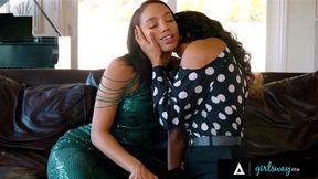 GIRLSWAY Petite Alexis Tae Seduces Mentor Penny Barber With After Heartfelt Pageant Rehearsal