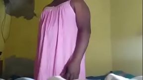 Sri Lankan Crossdresser in nighty