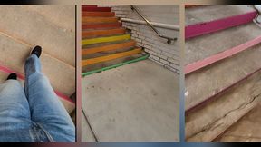 COLORFUL ASMRING UP THE STEPS