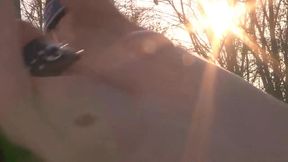 Olga Barz - Russian Roulette winter in the snow