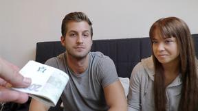 ”Tricky guy fucks for cash sexy hottie who needed accommodation”