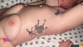 John Holmes Junior gives oral&#x1F61C; sex to Michaela McKenzie's vagina&#x270C; at swingers' party