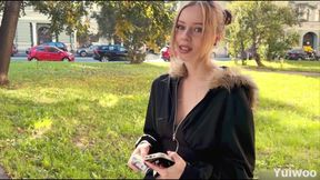 Shy Stranger Cheated on Her Boyfriend and a Big Dick