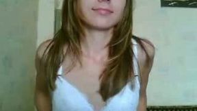 She showed me her skinny fresh teen body on webcam