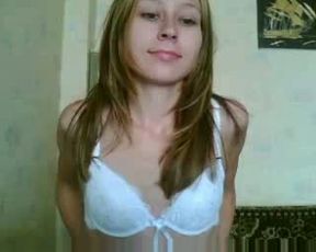 She showed me her skinny fresh teen body on webcam