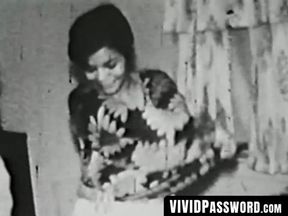 Vintage busty and big ass stars in wild strapon sex scene