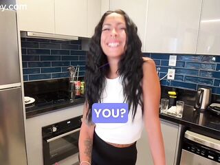 SURPRISED MY PLAYGIRL WITH HAWT 3SOME FOR VALENTINES - 2 Hot Latinas in Fiery Action Cowgirl and Doggystyle in POV