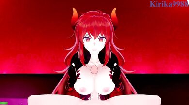 Dola and I have intense sex at a love hotel. - Nijisanji VTuber Hentai