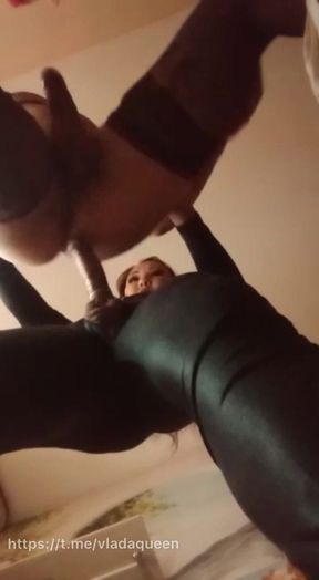 Rus Trans Mistress Fucked a Guy