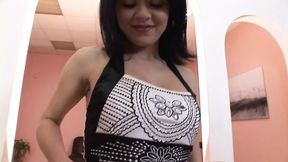 Busty Brunette in Homemade Threesome