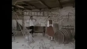 Doggy Style in the Stable with a Cock in the Ass