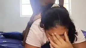 Chubby Latina Gets Fucked Hard While Alone In The House, Screams With So Much Pleasure And Ends Up With Cum All Over Her Face