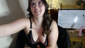 Sensual Dirty Talk Fantasy Topless Against the Wall Session Unedited