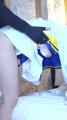 Winning Suit Allure as the Adored Cosplayer Connects Privately and Melts Into Gentle Rising Intimate Heat