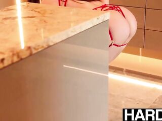 HARDX - Red Underware PAWG Chanel Camryn Takes Each Inch of Hardcore Anal