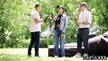 Three is My Lucky Number! Diana Lawrence, Denis Marti &amp_ George Uhl for SinfulXXX