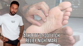 Athlete's foot itch relief nightmare - Lalo Cortez