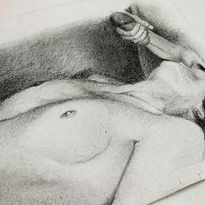 Erotic Art Of Desi Indian sexy Bhabhi sucking big dick lofi ASMR