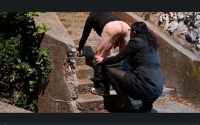 Hot MILF Licking My Ass Outdoor in Public Rimmjob