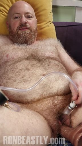 Squirting in the Rain with My Clit Pump