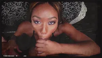 Chanell Heart’s Intense Ebony Blowjob & Self-Tease