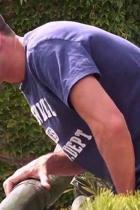 Hot Neighborhood Game: She Showers and He Watches!