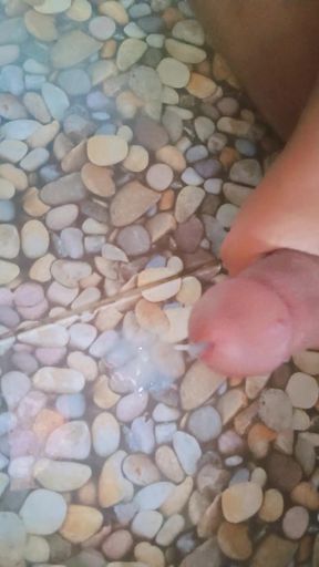 Pakistani Desi Boy Qamar is masterbating in Bathroom and ejection his cum on bathroom floor
