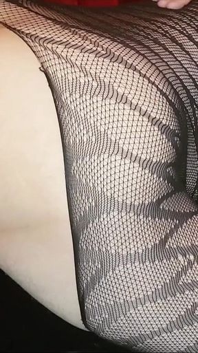 Getting Machine Fucked by Big White Dildo