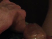 wetting in my undies with my chastity cage on