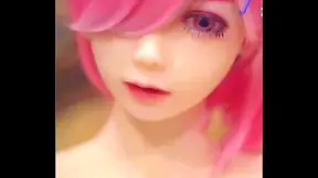 Alone Guy Enjoys Hot Solo Play with Lifelike Re:Zero Ram Rem Cosplay Dildos