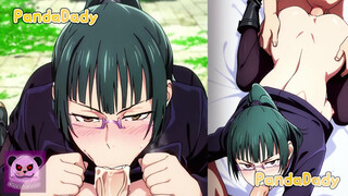 Jujutsu Kaisen Anime porn - Maki Zenin (禅院真希) fave warm oral job Part A