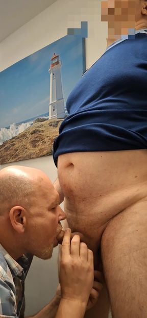 Grandpa Get Sucked off. Stepdaddy Suck a Grandpa Dick