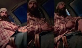 Hot Guy Gets Destroyed After Work Solo Car Cumshot