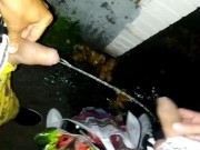 pissing together near the bar